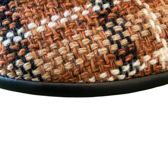 GUCCI GG Elevation Tweed Tartan Bucket Hat Cap 728469 Brown Size Medium NEW main image 13